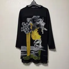 PRODUCE by MSC 花柄チェニック　フリル付き　フリーサイズ