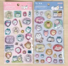 ちいかわ ポップデコパーティー　ラメきらクリスタルシール　2種セット