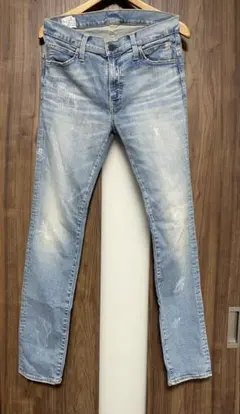 BIGJOHN ユーズド加工ストレッチデニム