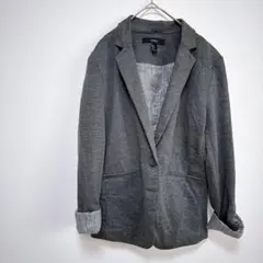 FOREVER21 テーラードジャケット 【M】 グレー ジャケット オシャレのサムネイル