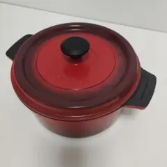 ベルフィーナ　両手鍋　THE PRIME　無水調理パン　22cm　レッド