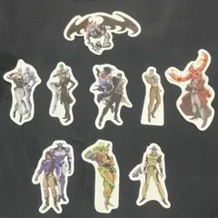 9種　ジョジョ　スシロー　ステッカー　コラボ　承太郎　花京院　ポルナレフ　DIO