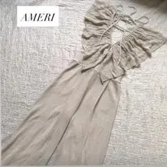 AMERI アメリ　MEDI RUFFLE KNIT ROMPERS