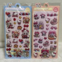 【新品】ラブブ　ボンボンドロップ　シール プクプクシール キティ　BON7