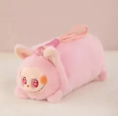 ラブブ ペンケース ポーチ 筆箱 ピンク