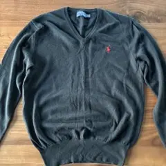 Polo Ralph Lauren 黒 Vネックセーター