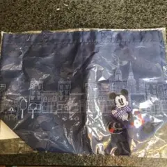 ミッキー ミニー エコバッグ ネイビー