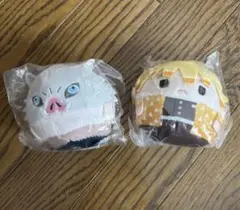鬼滅の刃 ふわコロりん 我妻善逸 嘴平伊之助 新品 善逸 伊之助