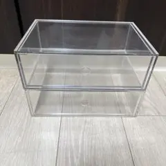 【無印良品】 重なるアクリルケース　1段×2