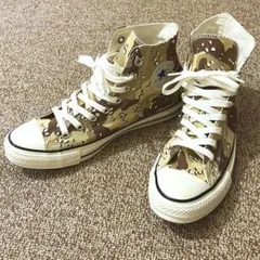 レア converse コンバース all star オールスター CAMO 茶
