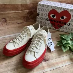 未使用】PLAY Comme des Garçons × converse24㎝