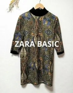 ZARA BASIC ザラベーシック ワンピース ペイズリー 柄もの お洒落