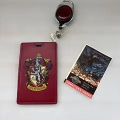 USJ ハリーポッターグリフィンドール　リール付きパスケースのサムネイル