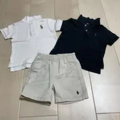 POLObyRalphLauren ポロラルフローレンポロシャツ短パン3点セット