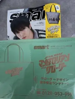 smart 10月号付録 スターウォーズ マンダロリアン 保冷保温ランチトート
