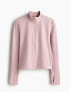 H&M　フルジップスポーツジャケット　ジムウェア　SOFTMOVE ピンクのサムネイル