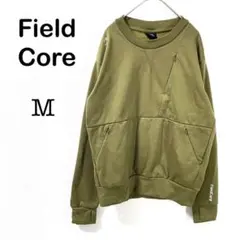【ワークマン】フィールドコア 裏起毛 エアロストレッチ スウェット カーキ系 M