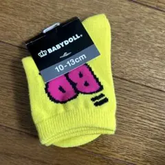 BABYDOLL ベビー靴下 10-13cm イエロー