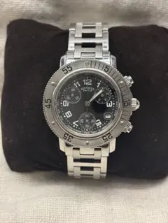 【正規品】エルメス クリッパー ダイバー クロノグラフ 黒文字盤 CL2.310のサムネイル