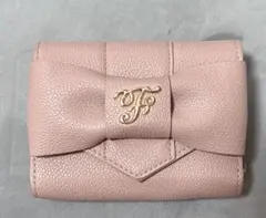 Maison de FLEUR リボン 三つ折り財布 ピンクのサムネイル