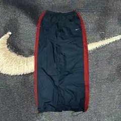 00s OLD NIKE 極太 バギー ナイロンパンツ サイドライン テック系