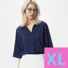 レーヨンスキッパーブラウス7分袖のサムネイル