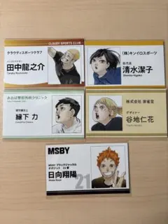 ハイキュー!! ファンパーク 名刺カードコレクション
