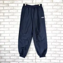 FILA フィラ　ジャージ　パンツ　紺　L シャカシャカ　ウエストゴムのサムネイル