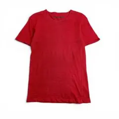 ISSEY MIYAKE 70s リネン100% 麻 半袖Tシャツ レッド系のサムネイル