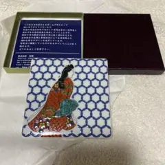 九谷焼　青郊窯　コースターのサムネイル