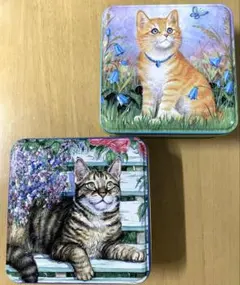 Grandma Wild's 猫缶 2個セット 空き缶