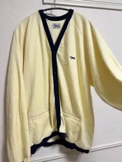 ペニーズTHE FOX Velour Raglanカーディガン イエローのサムネイル