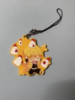 鬼滅の刃 我妻善逸 ローソン ラバーキーホルダー