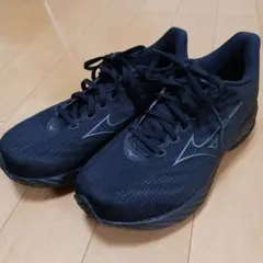 【美品】ウェーブライダー 28 SW 27cm ブラック ランニング ミズノ