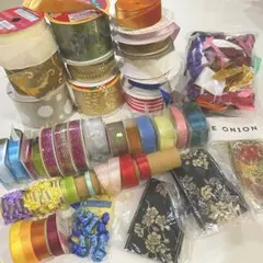 手芸　ハンドメイド　資材　まとめ売り　ラッピングリボン　大量　初売り　福袋企画③