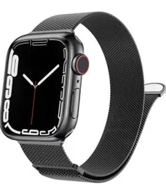 Apple Watch ベルト バンド　スマートウォッチ　コンパチブル　ブラック