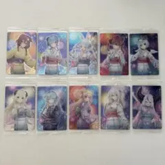 ホロライブ　ウエハース　カード