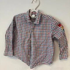 ミキハウス チェック柄シャツ 90