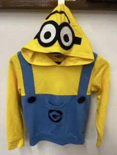 が*こ様 ミニオン風フード付きパーカー 100cm~