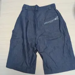 wunderground デニムブルー ハーフパンツ