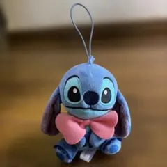 ディズニーキャラクター　大きなリボンマスコット　スティッチ