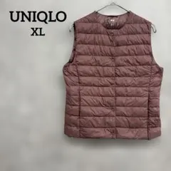 ユニクロ　UNIQLO ウルトラライトコンパクトベスト　ワインカラー　 XLのサムネイル