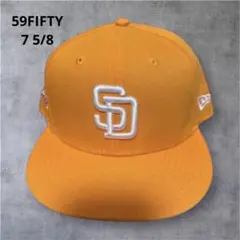 NEW ERA 59FIFTY パドレス キャップ イエロー 7 5/8 MLB