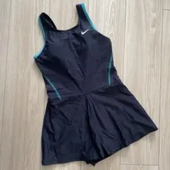 キッズ　水着　NIKE ナイキ　ワンピースキュロット　サイズ145-155 紺色