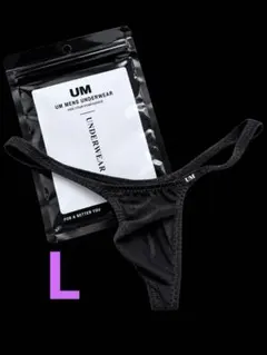 新品 メンズ Lサイズ UM エロカッコいい　ブラック sexy Tバック