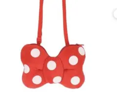 ミニー　リボンポシェット　ディズニー