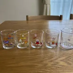 ミキハウスミニグラス、プラスチックコップのセット