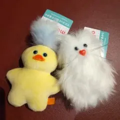 mojojojo　マスコットぬいぐるみ5　ホワイト　イエロー　ひよこ　2種セット