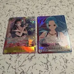 ワンピースカード ニコ・ロビン ネフェルタリ・ビビ パラレル