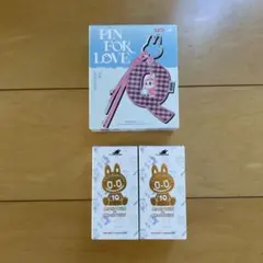 【正規品】LABUBU10周年記念キーホルダー 2点&イニシャルLABUBU